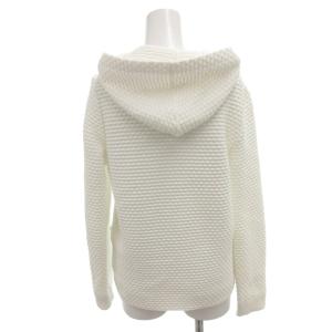 René パーカー フーディ 白 ホワイト 長袖 凹凸 ビジュー /FF GY62