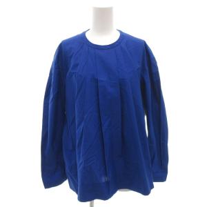 シャツ ブラウス タック 長袖 36 青 ブルー /FF GY62