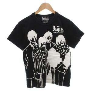 Beatles T-shirt/AD2019 Tシャツ バンドT プリント 半袖 XS 黒 ブラック 白