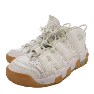 NIKE モアアップテンポ ホワイトガム スニーカー 25cm ホワイト 415082-101