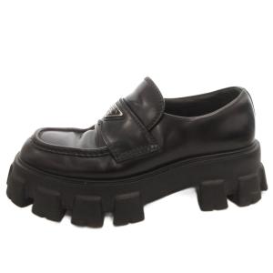 PRADA モノリス ローファー 7 ブラック 2DE129