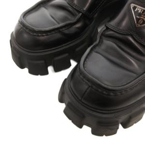 PRADA モノリス ローファー 7 ブラック 2DE129