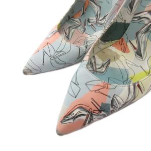 Christian Louboutin パンプス ハイヒール 総柄 ポインテッドトゥ 38.5 マルチカラー /FF GY62
