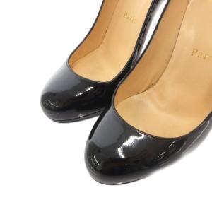 Christian Louboutin パンプス パテントレザー 37.5 ブラック