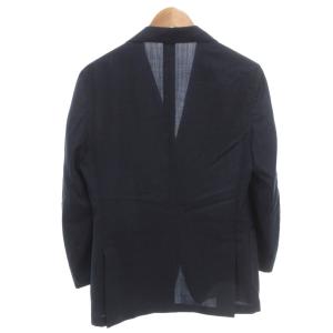 LARDINI テーラードジャケット ブレザー ビジネス 3B 46 紺 ネイビー /FF GY62