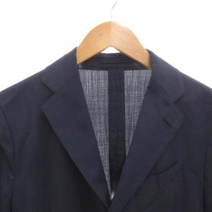 LARDINI テーラードジャケット ブレザー ビジネス 3B 46 紺 ネイビー /FF GY62