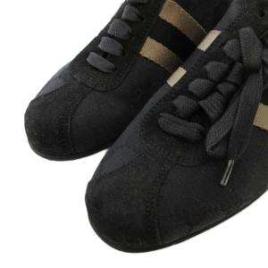 GUCCI スニーカー シューズ ローカット GGキャンバス 34.5 黒 ブラック /FF GY62