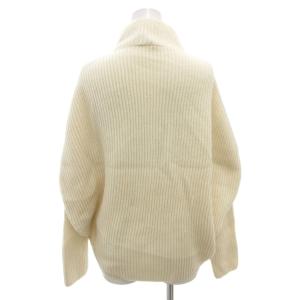 NINA RICCI ニット セーター ハイネック カシミヤ混 長袖 S アイボリー /FF GY62