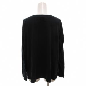 LOUIS VUITTON Tシャツ カットソー ロンT スパンコール 切替 長袖 L 紺 ネイビー /FF GY62