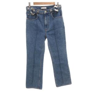 タグ付き Chain Link スリムフィットジーンズ デニムパンツ ストレート 34 インディゴ DT0037PG0793804