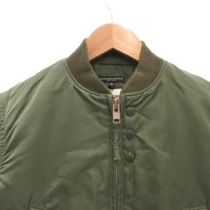 Engineered Garments × BEAMS BOY MA-1 ブルゾン ジャケット ジップアップ 中綿 P カーキ /FF GY62