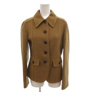 ジャケット アルパカ ウール 40 ベージュ
