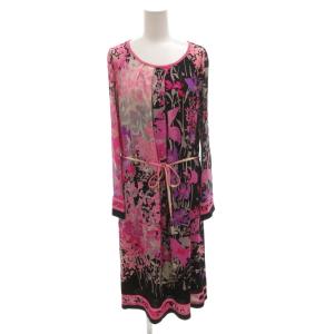 FASHION ワンピース 花柄 42 ピンク