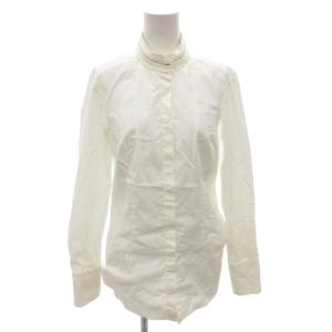 シャツ ブラウス ビジュー 長袖 白 ホワイト /FF GY62