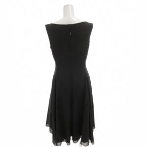 FOXEY NEW YORK ワンピース ボートネック ノースリーブ ロング 38 グレー 39441 /FF GY62