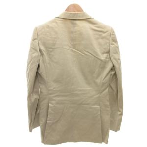 YVES SAINT LAURENT テーラードジャケット YSLロゴ ビジネス 46 ベージュ /FF GY62