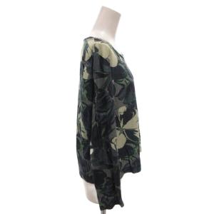 DRIES VAN NOTEN カットソー 総柄 M グリーン