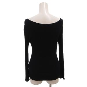 FOXEY Knit Tops Moon Light 38 ネイビー