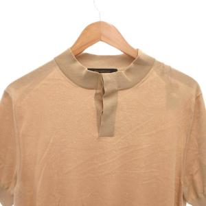 Ermenegildo Zegna タグ付き ポロシャツ カットソー 半袖 50 ベージュ /FF GY62