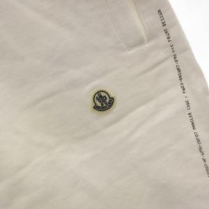 MONCLER フラグメント スウェットハーフパンツ L ホワイト