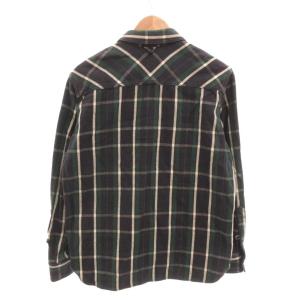 NEIGHBORHOOD 18SS フランネルシャツ ヘビーウェイト チェック柄 M 緑 グリーン 紺 ネイビー /YJ GY62