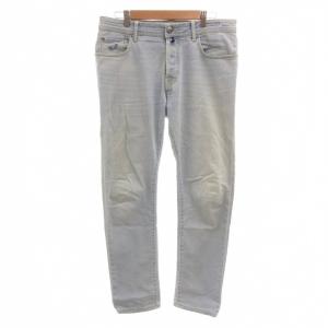 デニムパンツ ジーンズ ウォッシュ ボタンフライ 34 インディゴブルー /YJ GY62