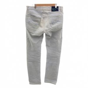 JACOB COHEN デニムパンツ ジーンズ ウォッシュ ボタンフライ 34 インディゴブルー /YJ GY62