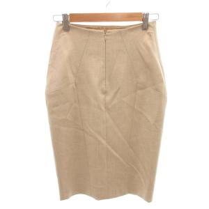 JIL SANDER ペンシル タイトスカート カシミヤ混 32 ベージュ /YJ GY62