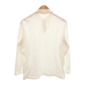 Y's for men ポロシャツ カットソー 長袖 白 ホワイト /NU GY62