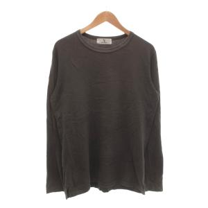 ヨウジヤマモト Yohji Yamamoto Tシャツ ロンT 3 長袖 コットン 杢グレー /NU GY62