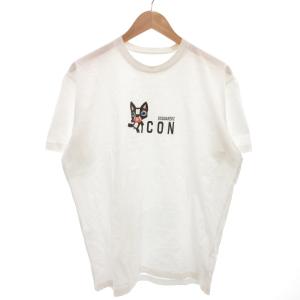 ICON Ｔシャツ カットソー 半袖 プリント XL 白 ホワイト /YJ GY62