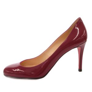 Christian Louboutin エナメルパンプス 37.5 パープル