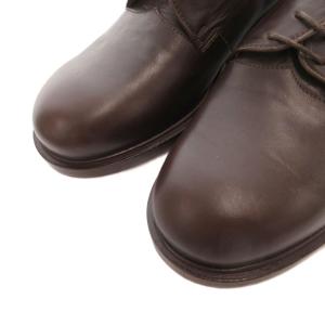 GIORGIO ARMANI ビジネスシューズ レースアップ レザー 40.5 茶 ブラウン /FF GY62