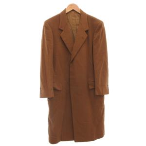 チェスターコート カシミヤ100％ 50 ブラウン