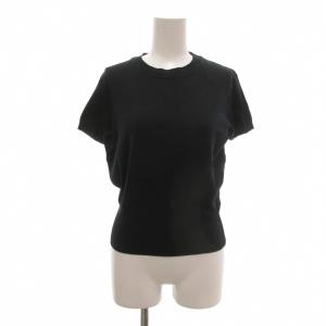 Tシャツ カットソー S 半袖 クルーネック 黒 ブラック /NU GY62
