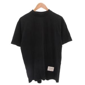 Tシャツ モックネック 半袖 M 黒 ブラック /FF GY62
