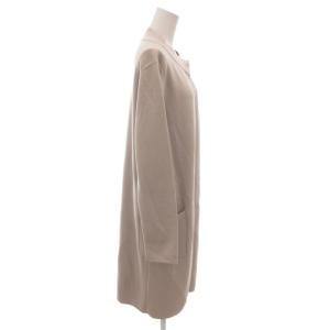 Max Mara ロングカーディガン ニット ウール L グレージュ /FF GY62