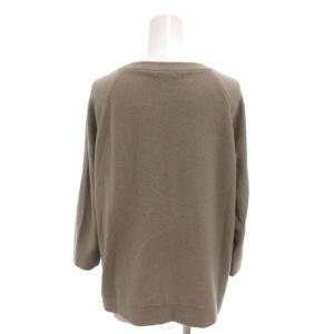 BRUNELLO CUCINELLI ニット セーター ラメ カシミヤ ラグランスリーブ 長袖 M グレー ゴールド色 /YJ GY62