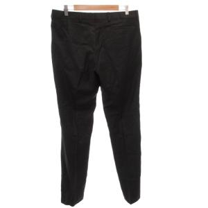 DIOR HOMME パンツ スラックス センタープレス ウール 50 黒 ブラック /FF GY62
