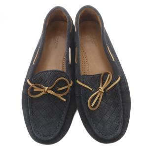BOTTEGA VENETA ドライビングシューズ 38.5 紺 ネイビー /SR GY62