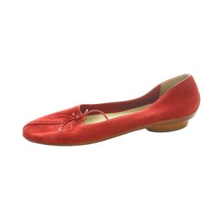 Salvatore Ferragamo シェリー Cherie バレエシューズ スエード 36H 赤 レッド /SS OS GY62
