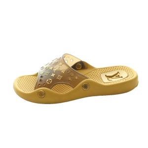 LOUIS VUITTON モノグラム ビーチサンダル 34 キャメル
