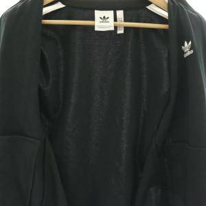 adidas トラックトップ ジャケット ジャージ XS 黒 ブラック 白 ホワイト /SS OS GY62