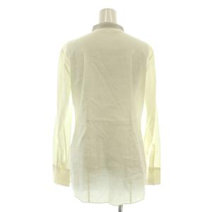 BRUNELLO CUCINELLI スタンドカラー長袖ブラウス シャツ S 白 ホワイト /SS OS GY62