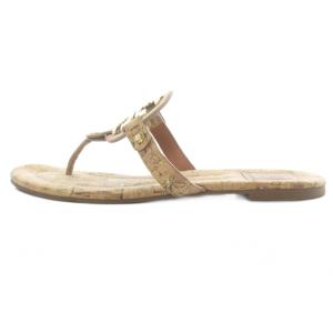TORY BURCH サンダル トング 8M 茶色 ブラウン /SR GY62