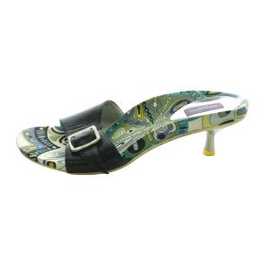 Emilio Pucci サンダル 41 マルチカラー 紫 パープル アイボリー /SS OS GY62