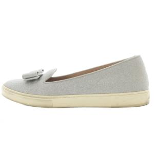Salvatore Ferragamo ヴァラ スリッポン シューズ 6 シルバー色 /SR GY62