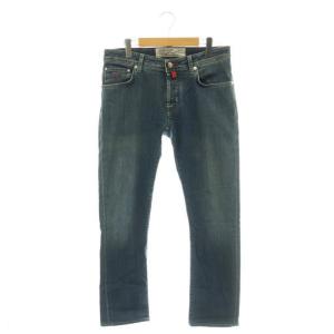PW622 スリムデニムパンツ ジーンズ 32 青 ブルー /SS OS GY62