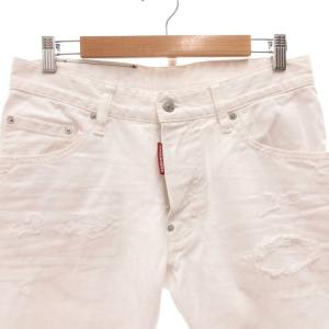 DSQUARED2 デニムパンツ ジーンズ スキニー ダメージ加工 48 白 ホワイト /FF GY62