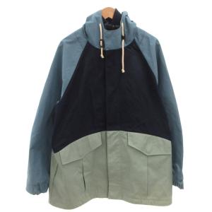 マウンテンパーカー L ブルー